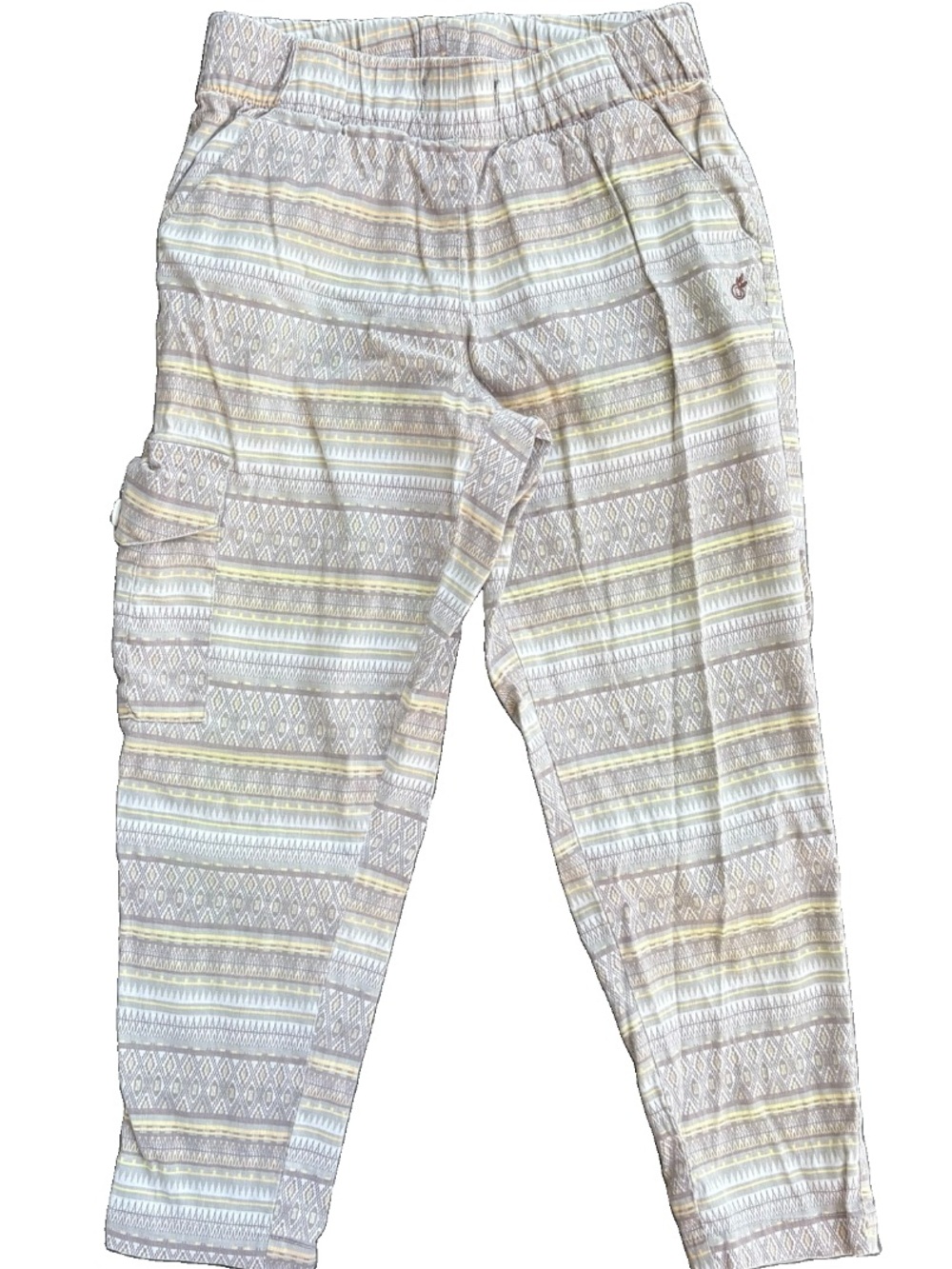 Gramicci Printed Linen Blend Cargo Jogger Pants
